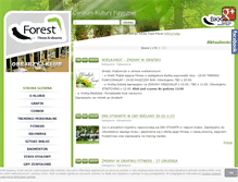 Tablet Screenshot of forest-fitness.pl